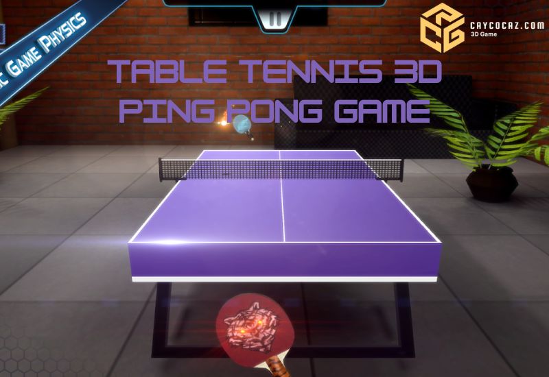 Fast-Paced Action: Table Tennis 3D Ping Pong Game Showdown